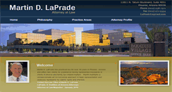 Desktop Screenshot of lapradelaw.com