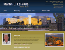 Tablet Screenshot of lapradelaw.com